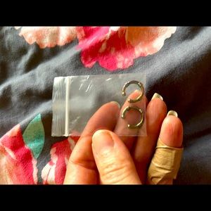 New bling flower nose rings